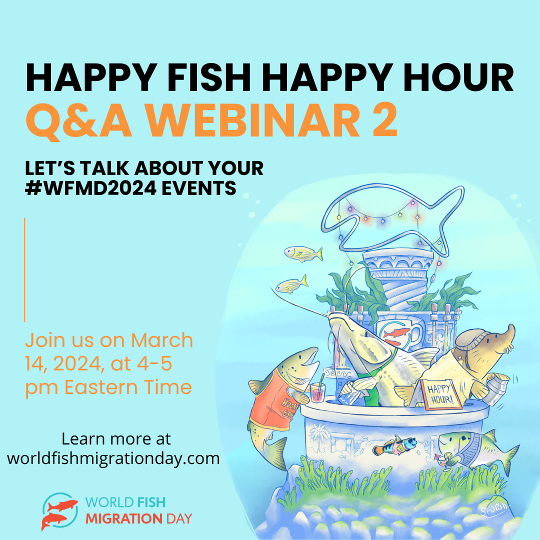Happy Fish Happy Hour Q&A Webinar, talk about #WFMD2024 events
